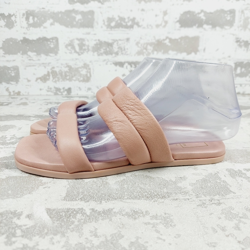 New Dolce Vita Adore Blush Rose Leather Sandals B34